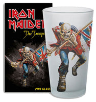 Iron Maiden Pint Glass The Trooper