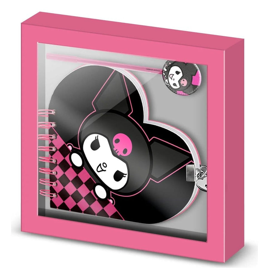 Hello Kitty Notebook with Pen Gift Set Kuromi Chessy