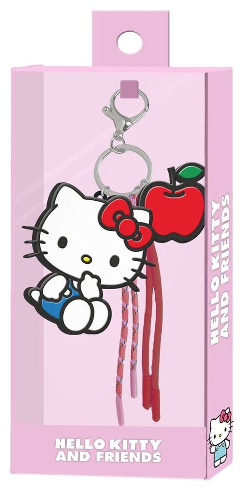 Sanrio Charm Keyring Hello Kitty Face
