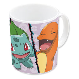 Pokemon Mug Charmander, Bulbasaur, Squirtle, Pikachu 320 ml