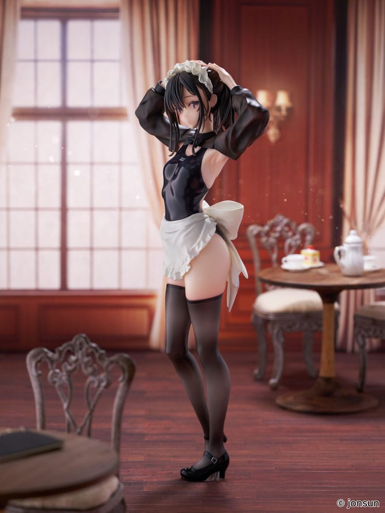 Original Character PVC Statue 1/6 Sakura Shiori Competition Swimsuit Maid 27 cm