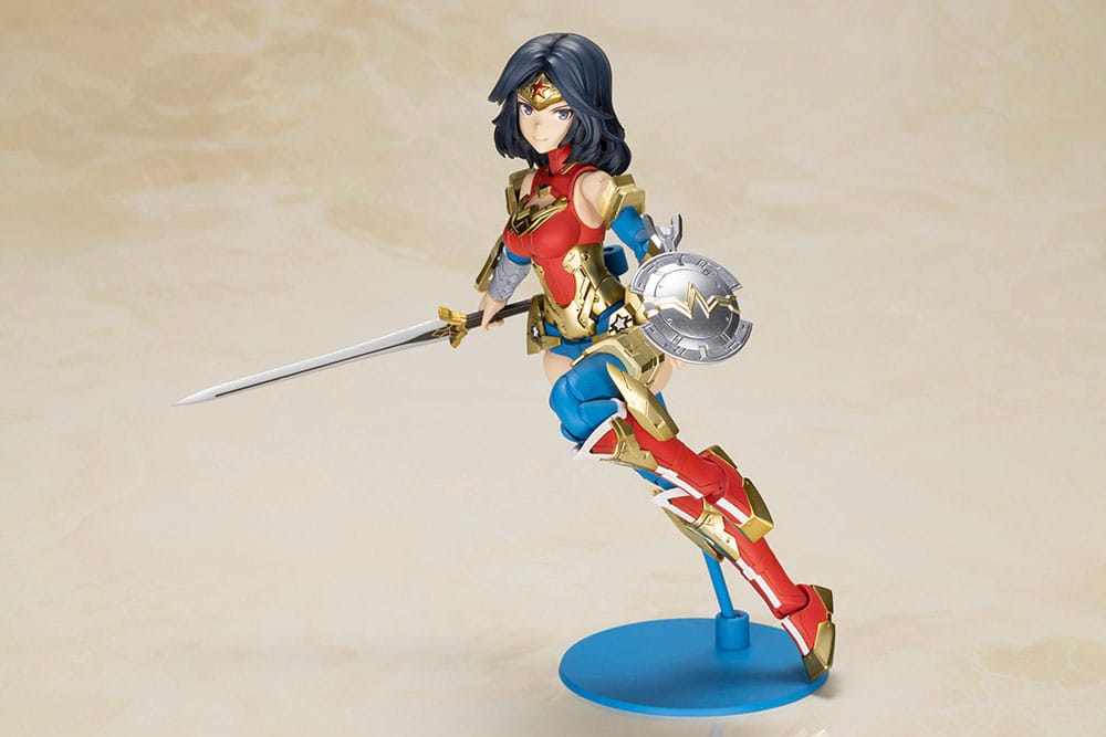 DC Comics Cross Frame Girl Plastic Model Kit Wonder Woman Humikane Shimada Ver. 16 cm