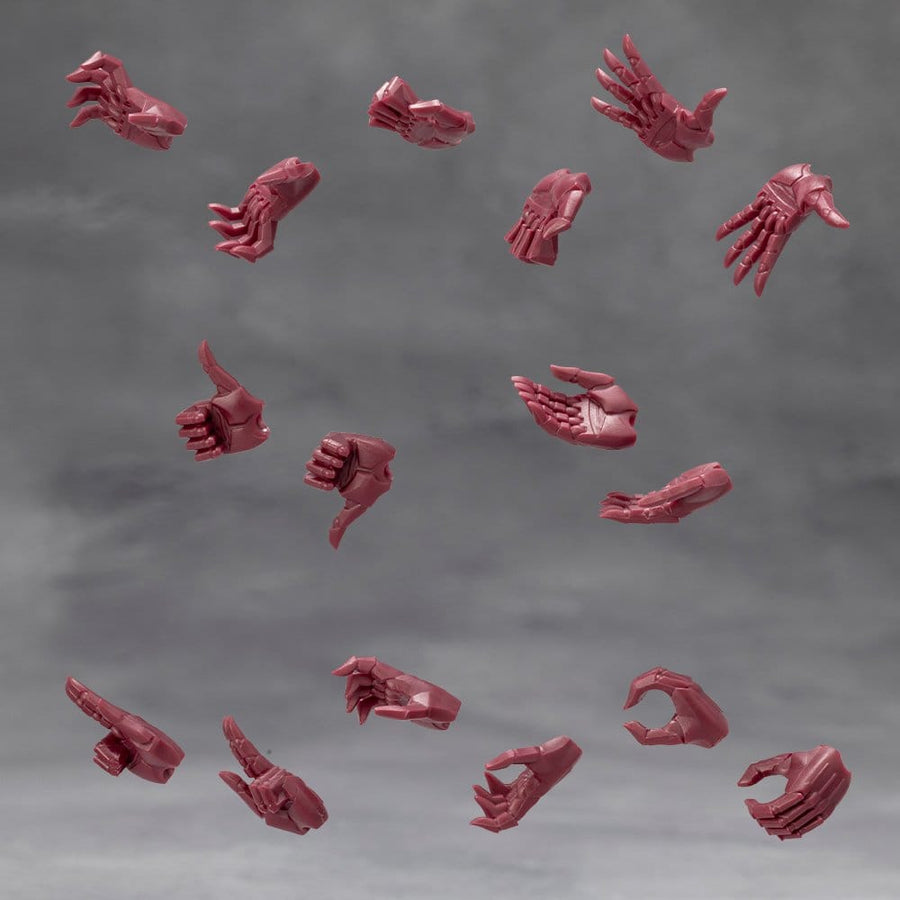 Megalomaria Unlimited Universe Model Kit Accessory Set Ex Hand Unit Male Type A Red Ver.