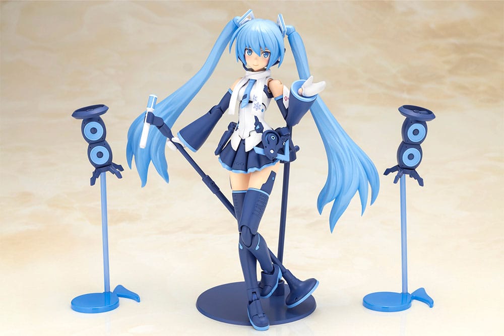 Frame Arms Girl x Hatsune Miku Plastic Model Kit Frame Music Girl Snow Miku Another Color Ver. 15 cm