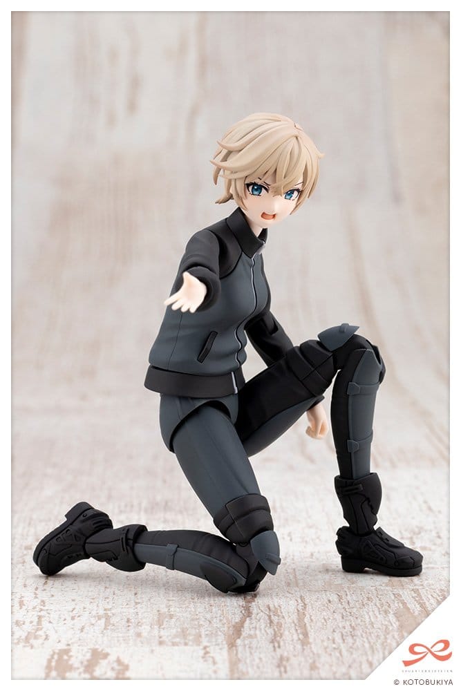 Sousai Shojo Teien Plastic Model Kit 1/10 Rui Saotome Touhou High School Tracksuit Dreaming Style Midnight Onyx 16 cm