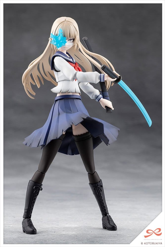 Sousai Shojo Teien Plastic Model 1/10 Kuon Yakushiji Maria Kagaribi Damage Ver. School Girl Emulation 16 cm