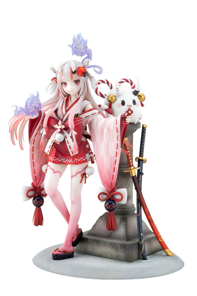 Hololive Production PVC Statue 1/7 Nakiri Ayame Shrine Maiden Fortune Outfit Ver. 26 cm