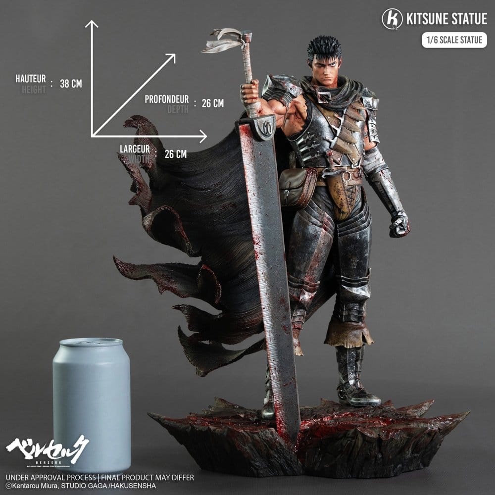 Berserk Statue 1/6 Guts 38 cm