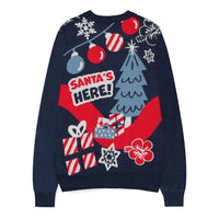 Lilo & Stitch Sweater Stitch Santa (Christmas Jumper) Size L