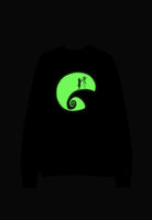 Nightmare Before Christmas Sweater Glow in the Dark (Christmas Jumper) Size XL