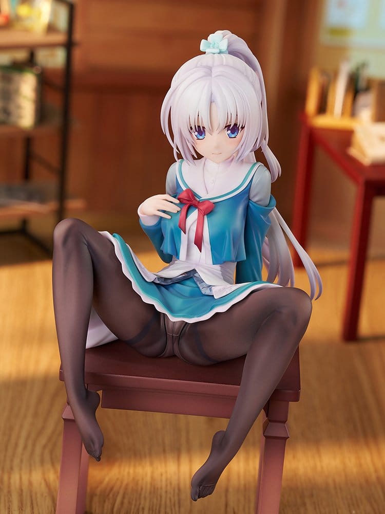 Senren*Banka PVC Figure 1/7 Yoshino Tomotake Animal Ears School Uniform Ver. 21 cm