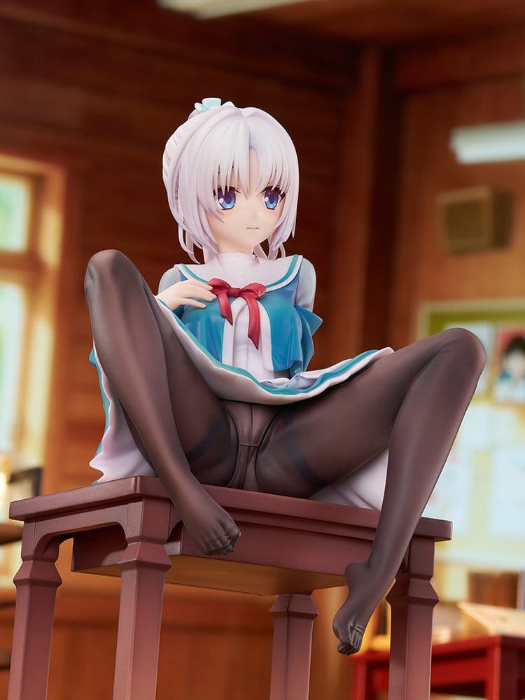 Senren*Banka PVC Figure 1/7 Yoshino Tomotake Animal Ears School Uniform Ver. 21 cm