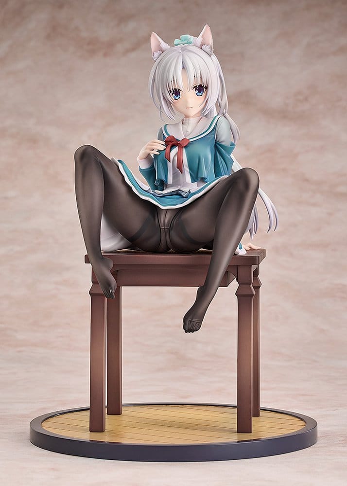 Senren*Banka PVC Figure 1/7 Yoshino Tomotake Animal Ears School Uniform Ver. 21 cm