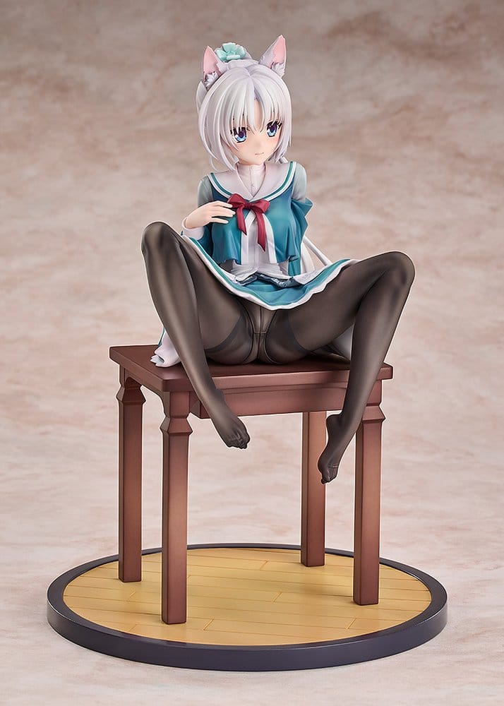 Senren*Banka PVC Figure 1/7 Yoshino Tomotake Animal Ears School Uniform Ver. 21 cm