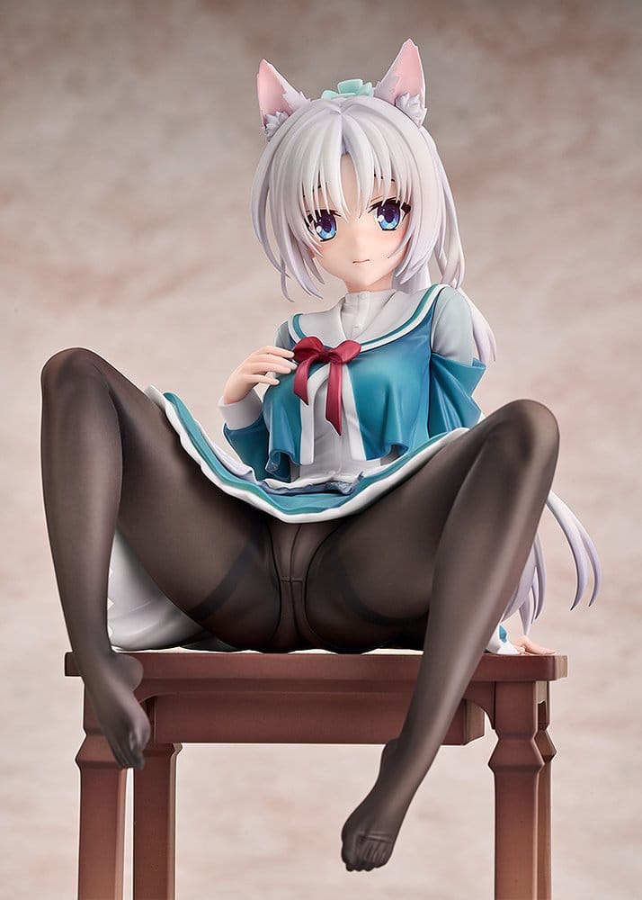 Senren*Banka PVC Figure 1/7 Yoshino Tomotake Animal Ears School Uniform Ver. 21 cm