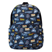 Universal by Loungefly Full-Size Nylon Backpack Back to the Future 40th Anniversary