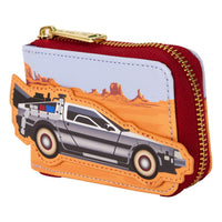 Universal by Loungefly Wallet Back to the Future 40th Anniversary Delorean