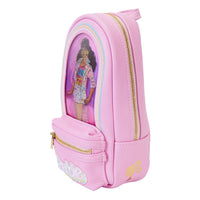 Mattel by Loungefly Pencil Case Mini Backpack Barbie 65th Anniversary Doll Box