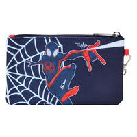 Marvel by Loungefly Wallet Spider-Verse Miles Morales AOP Wristlet