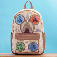 Nickelodeon by Loungefly Full-Size Nylon Backpack Avatar: The Last Airbender Bending Arts