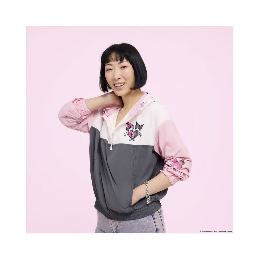 Sanrio by Loungefly Windbreaker Jacket My Melody and Kuromi Size S
