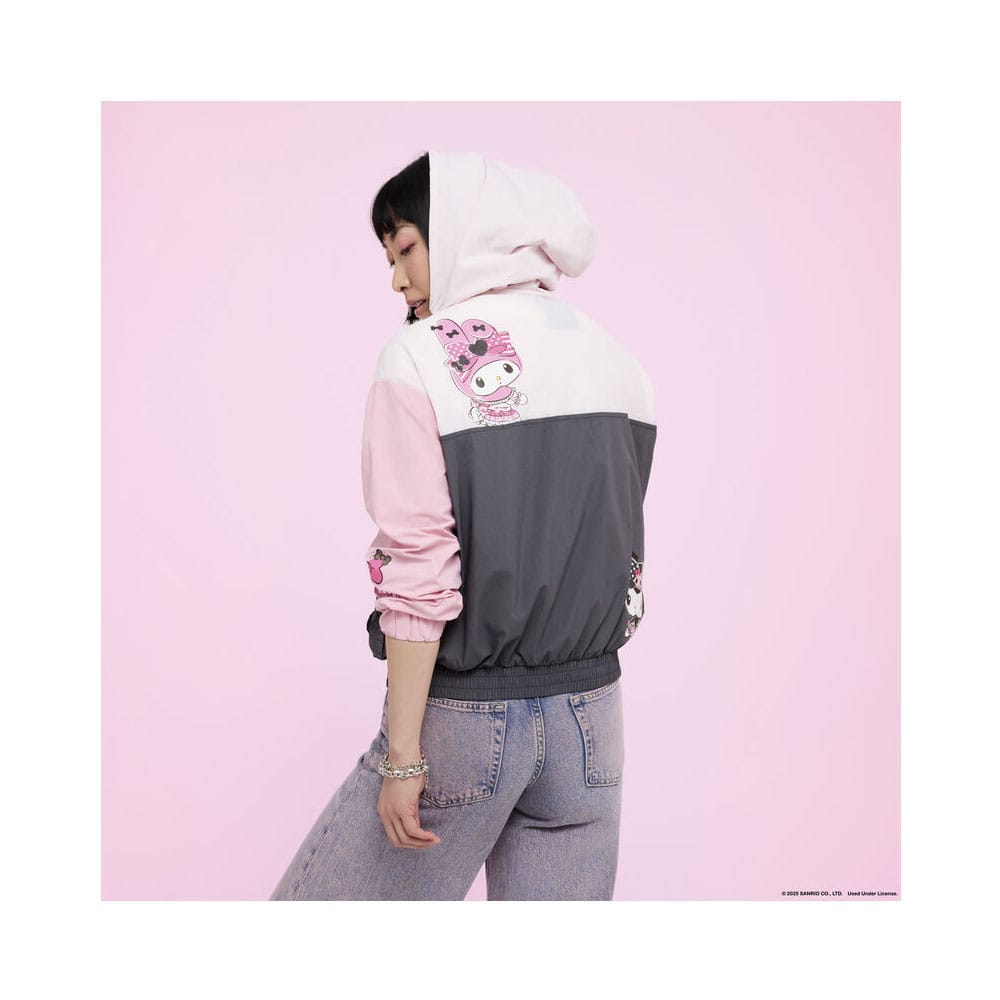 Sanrio by Loungefly Windbreaker Jacket My Melody and Kuromi Size XL