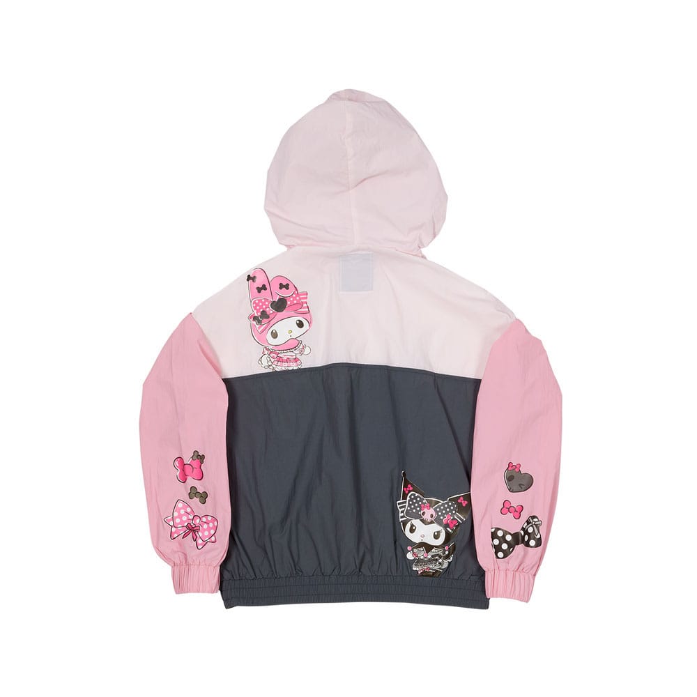 Sanrio by Loungefly Windbreaker Jacket My Melody and Kuromi Size L