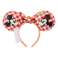 Disney by Loungefly Ears Headband Mickey & Minnie Picnic Pie