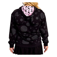 Disney by Loungefly Hoodie Sweater Unisex Minnie Rocks the Dots Florals Size L