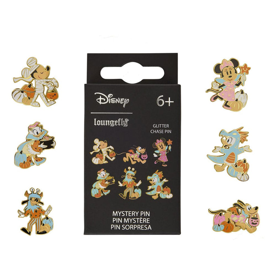 Disney by Loungefly Keychains Mini Backpack Mickey & Friends Halloween Costume Blind Box Assortment (12)
