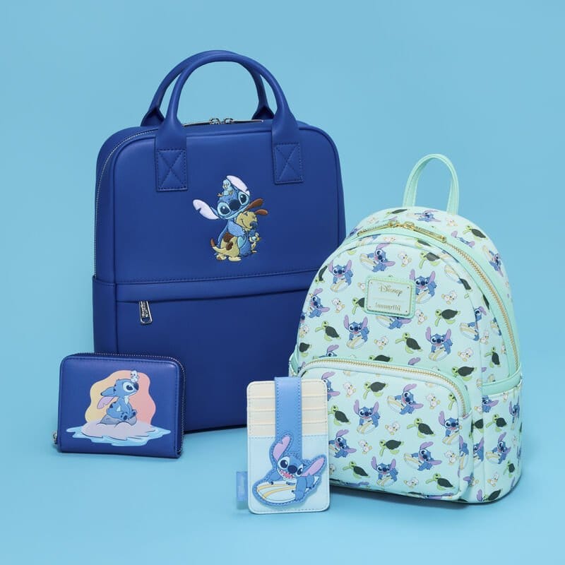 Disney by Loungefly Cardholder Lilo & Stitch Animal Friends Surfing
