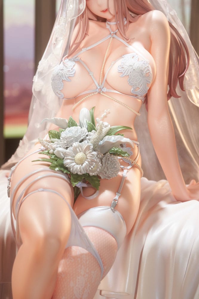 Original IllustrationPVC Statue 1/4 Marry me Illustrated by LOVECACAO Bonus Inclusive Limited Edition 31 cm