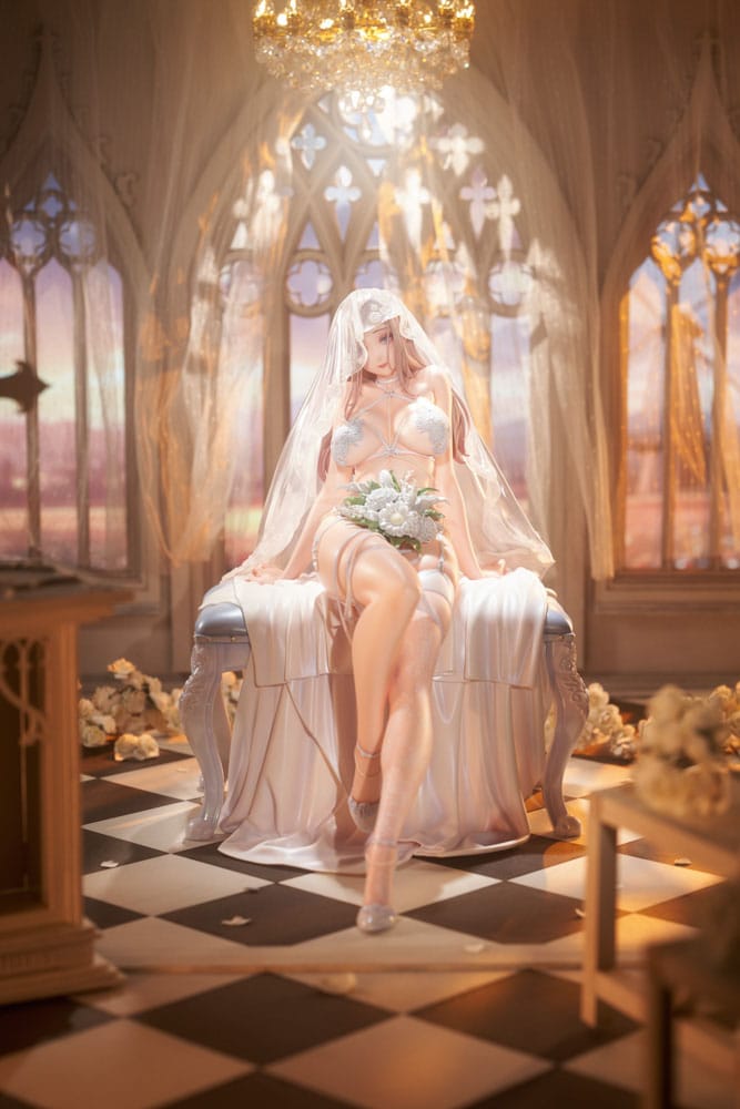 Original IllustrationPVC Statue 1/4 Marry me Illustrated by LOVECACAO Bonus Inclusive Limited Edition 31 cm