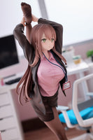 Original Character PVC Statue 1/6 OL-chan Who Doesn't Want to Go to Work Pink Ver. Deluxe Edition 26 cm