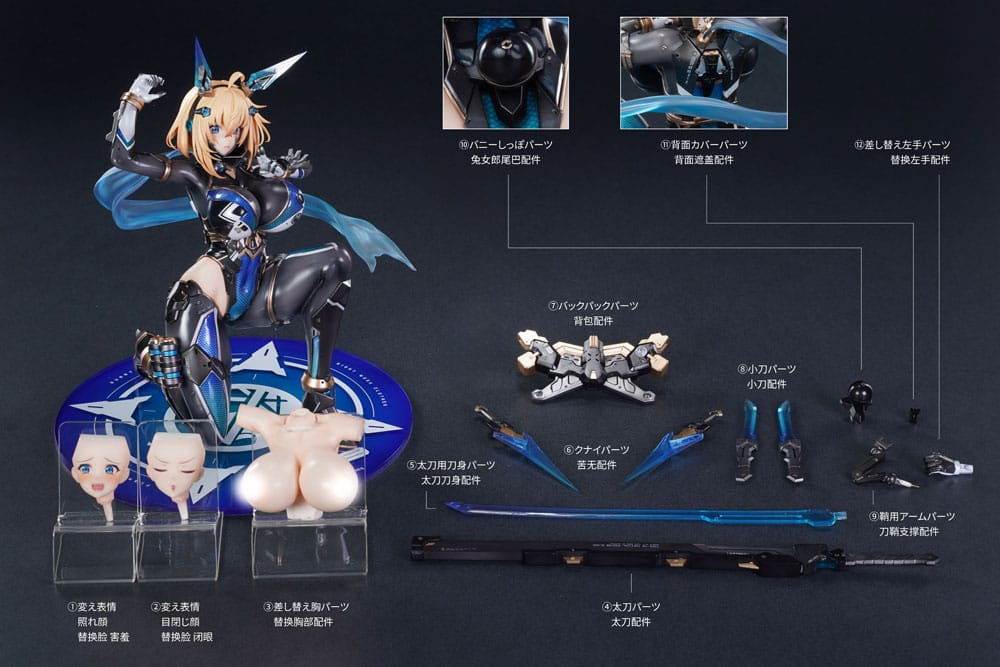 Original Character PVC Statue 1/6 Bunny Suit Planning Sophia F. Shirring Ninja Ver. 23 cm