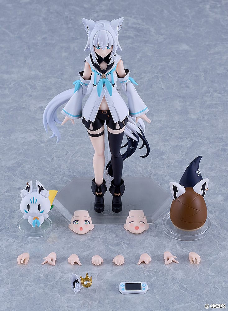 Hololive Production Figma Action Figure Shirakami Fubuki 15 cm