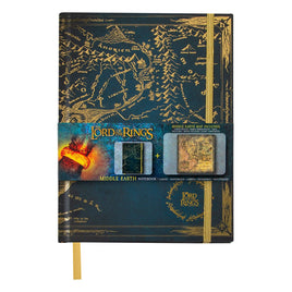 Lord of the Rings Notebook Map of Middle Earth