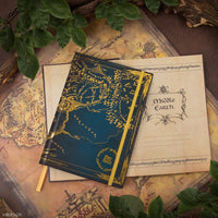 Lord of the Rings Notebook Map of Middle Earth