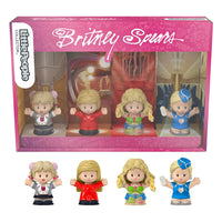 Britney Spears Fisher-Price Little People Collector Mini Figures 4-Pack 7 cm