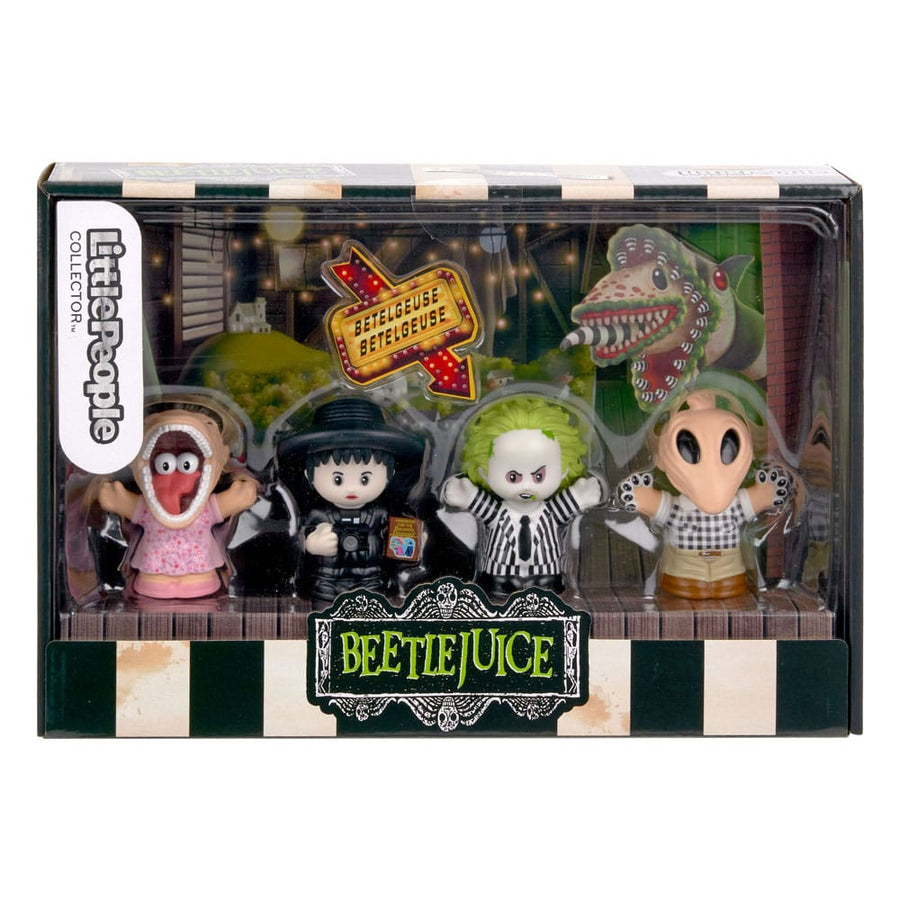 Beetlejuice Fisher-Price Little People Collector Mini Figures 4-Pack 7 cm