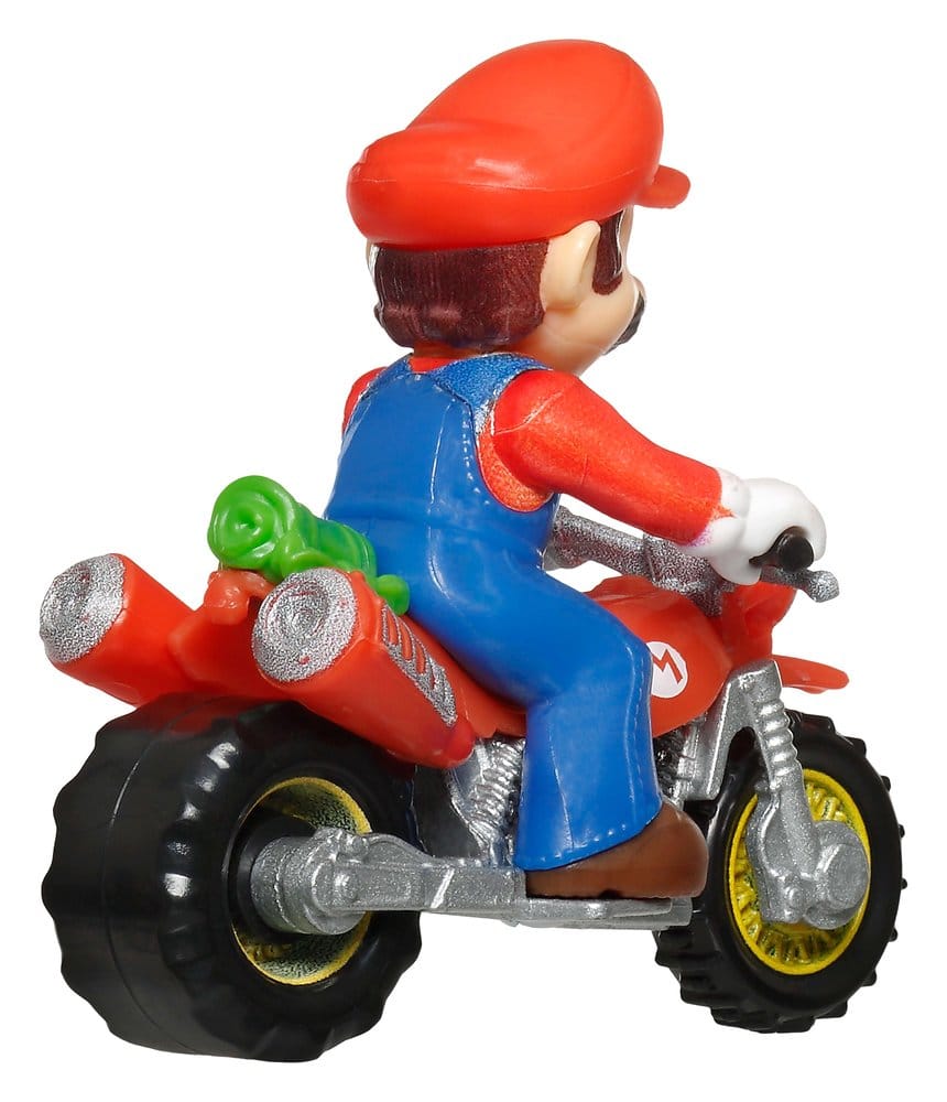 Super Mario Hot Wheels Die-Cast Vehicles 2-Pack 1/64 Mario & Bowser Jr.