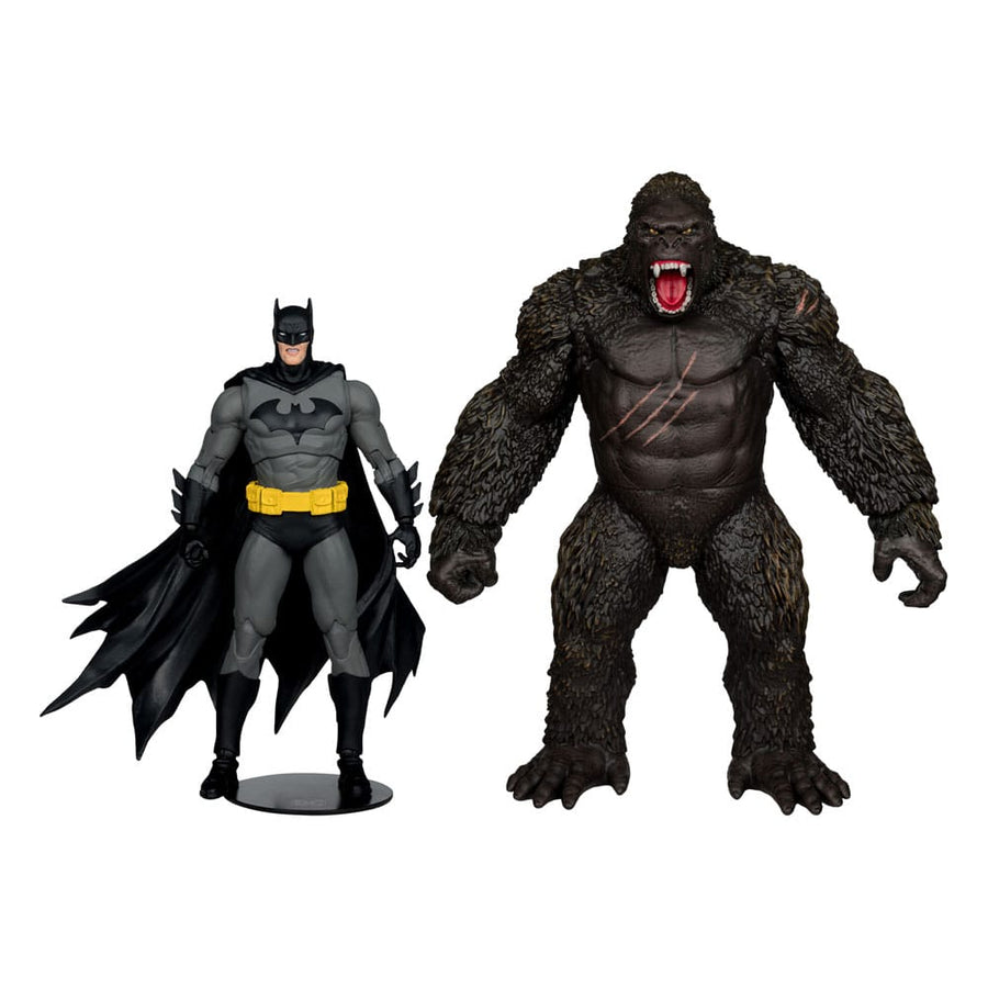 DC Comics - DC Justice League Monsterverse DC Multiverse Action Figures 2-Pack - Batman & Kong