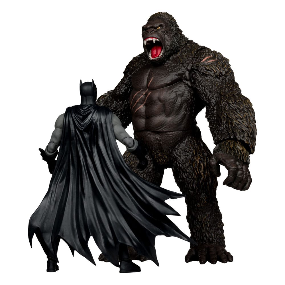 DC Comics - DC Justice League Monsterverse DC Multiverse Action Figures 2-Pack - Batman & Kong