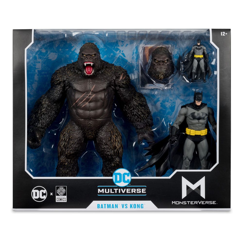 DC Comics - DC Justice League Monsterverse DC Multiverse Action Figures 2-Pack - Batman & Kong