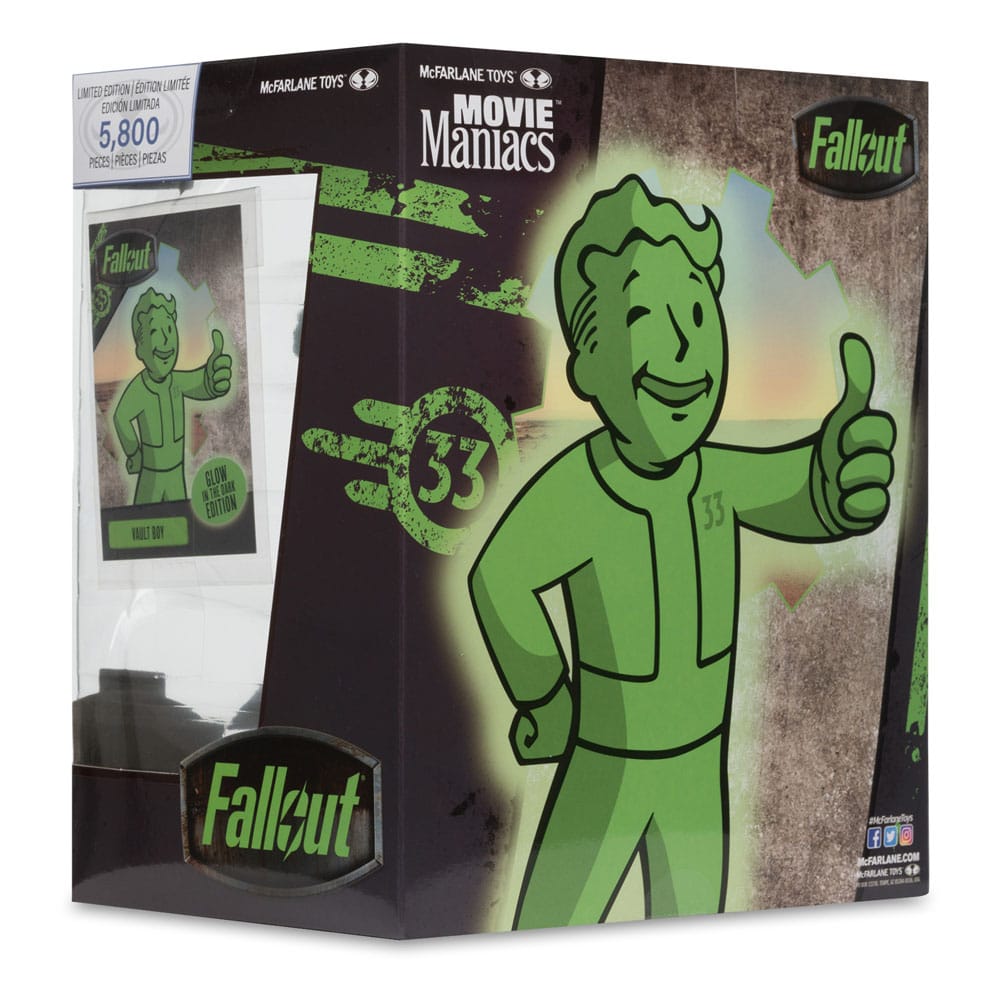 Fallout Movie Maniacs PVC Statue Vault Boy 13 cm