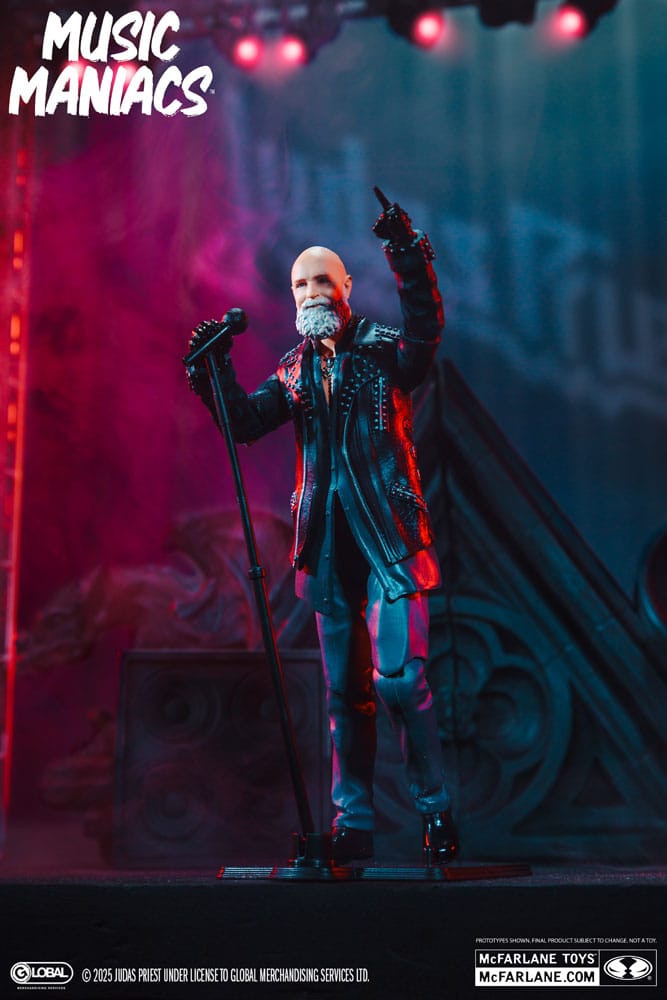 Judas Priest Music Maniacs Heavy Metal Action Figure Rob Halford 15 cm