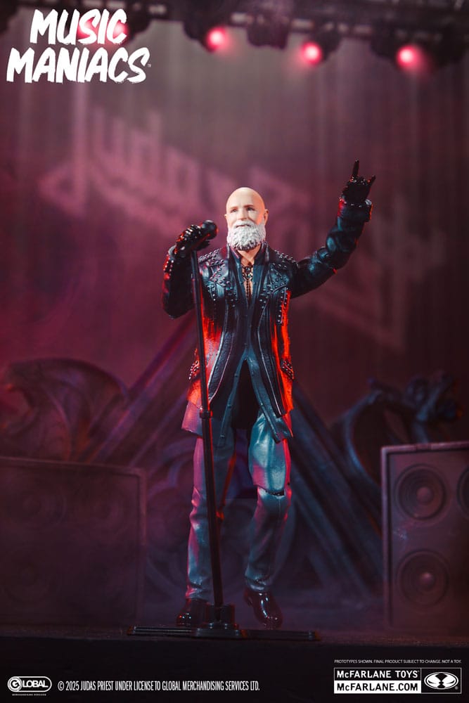 Judas Priest Music Maniacs Heavy Metal Action Figure Rob Halford 15 cm