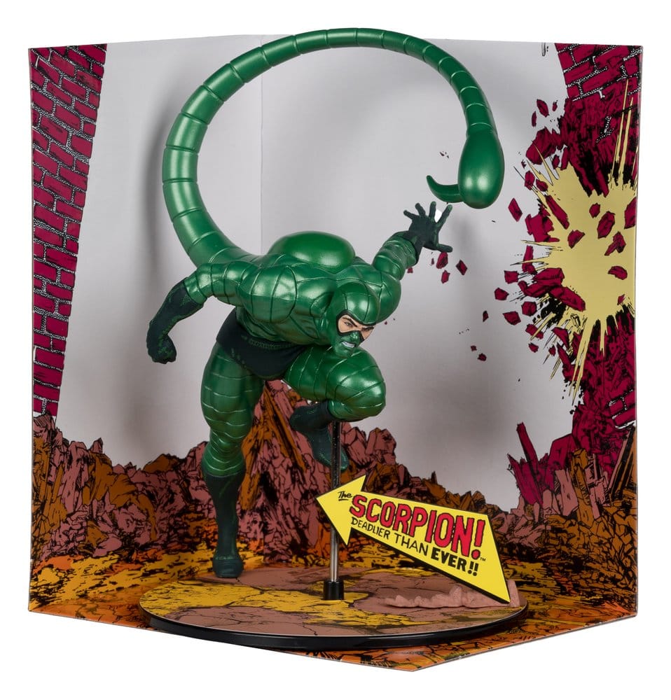 Marvel PVC Statue !/10 Scorpion (Metallic) (The Amazing Spider-Man #318) (Gold Label) 18 cm