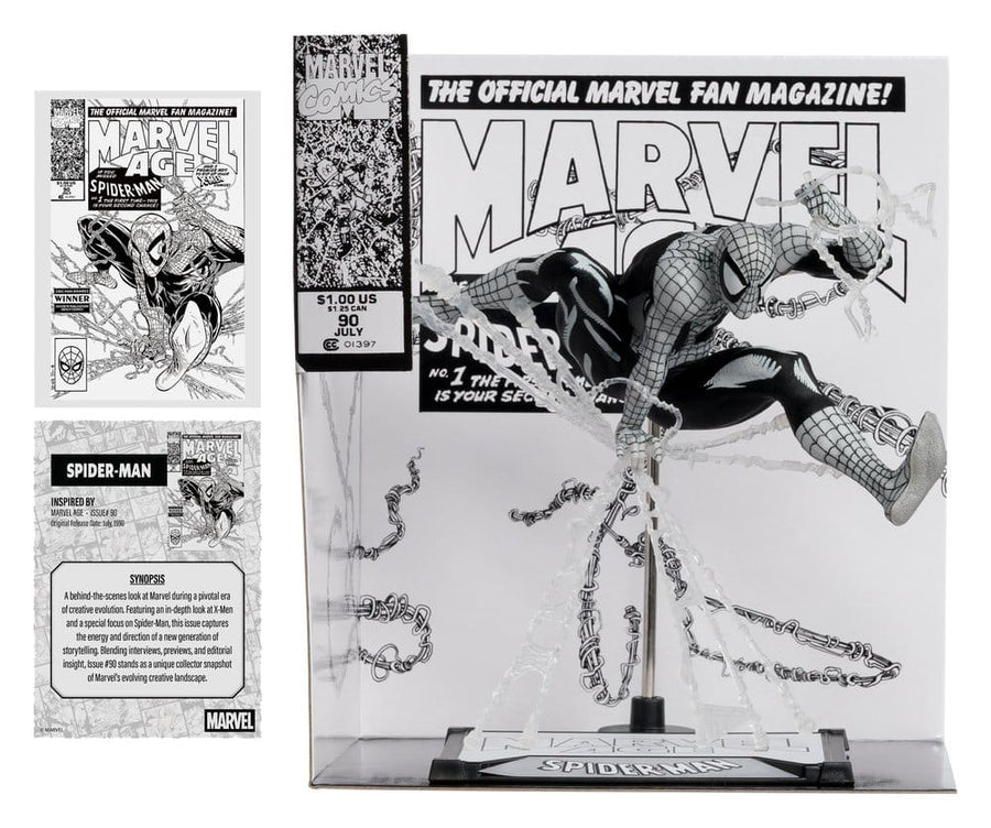 Marvel PVC Statue 1/10 Spider-Man (Marvel Age #90) (Line Art) 18 cm