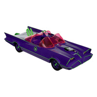 DC Comics - DC Retro Action Figure with vehicle Batman 66 Batmobil with Joker (Gold Label)